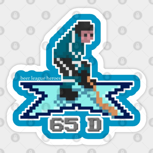 16-Bit Karlsson (Sharks) Sticker by BLH